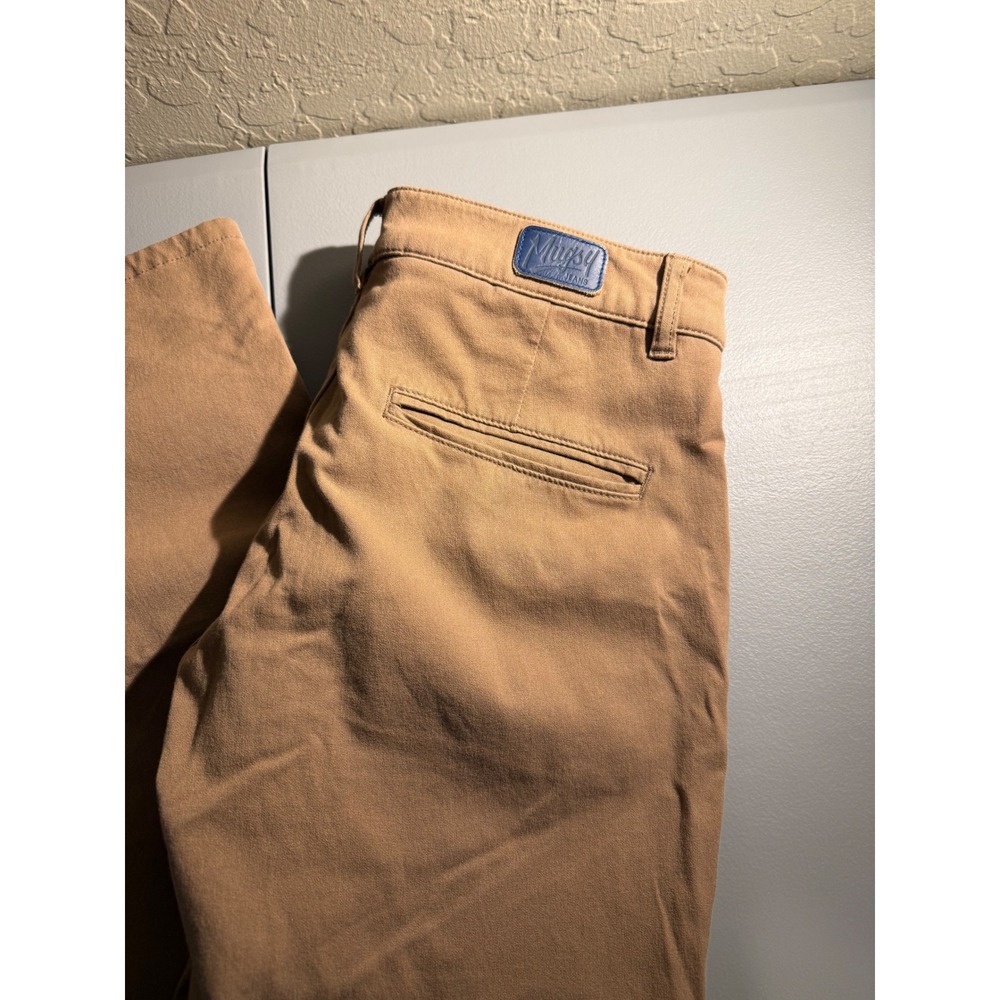 Mugsy Jeans Belmonts Tan Khaki Chino Pants Mens 31x30 K4PNBG-31X30 Stretch